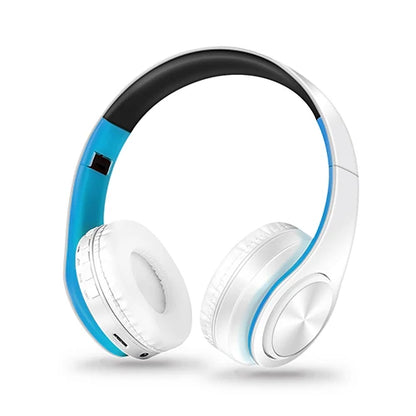 Headphones esportivo dobrável sem fio com Bluetooth